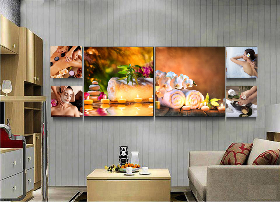 Tranh Treo Tường Spa massage thư giãn